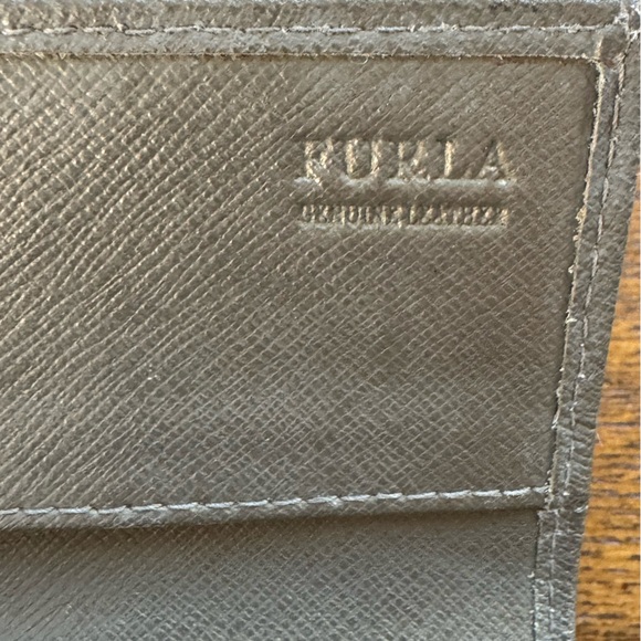 FURLA Long Flap-Style Continental Gold Tone Saffiano Leather Wallet - Picture 7 of 16